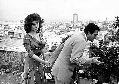 Sophia Loren und Marcello Mastroianni