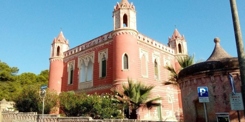 Blick auf die Villa Mellacqua in Santa Maria di Leuca