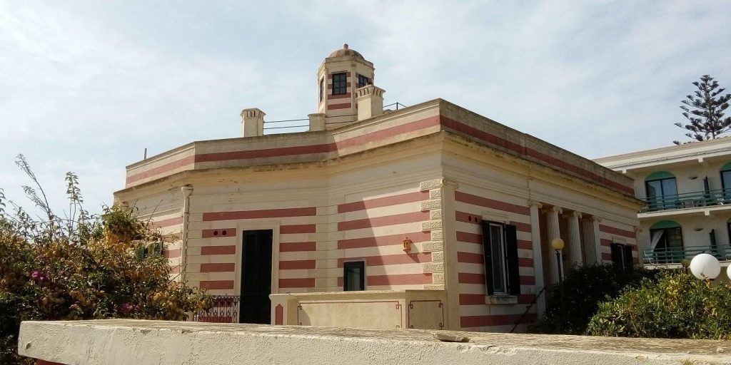 Blick auf die Villa La Meridiana in Leuca