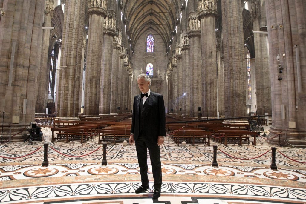 Bocelli canterà a Noto per i siti Unesco