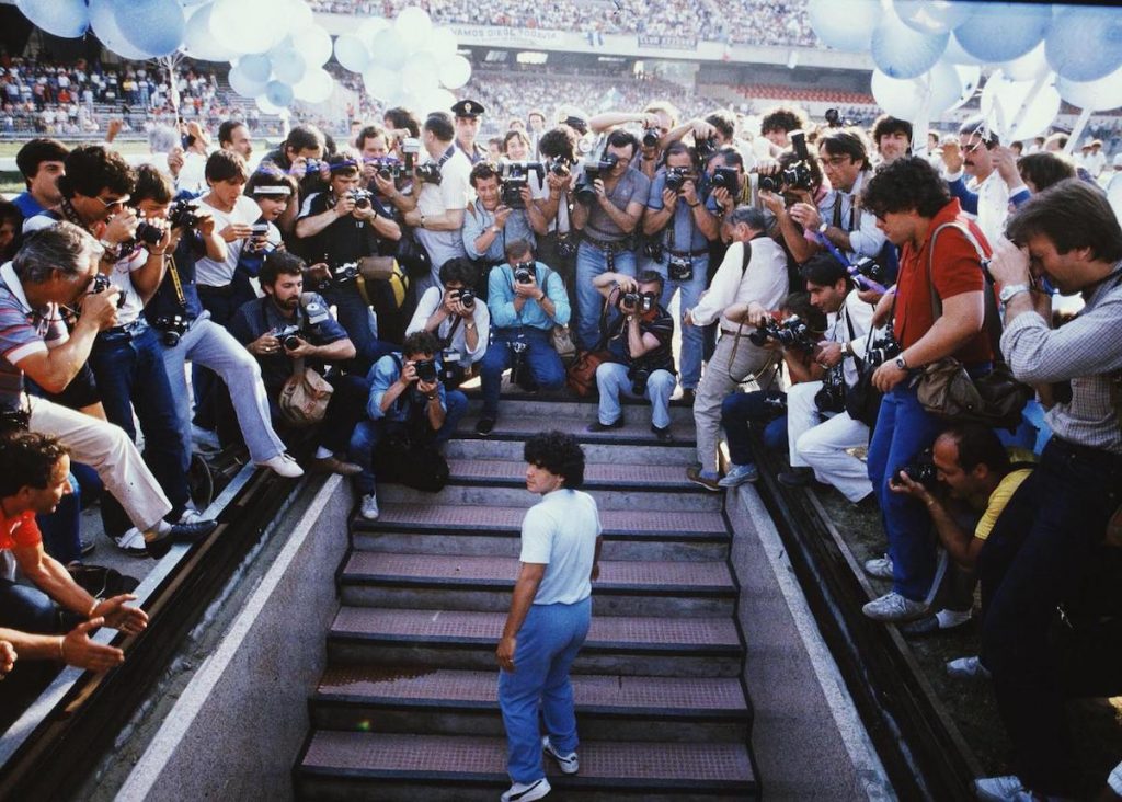 Stadio Diego Armando Maradona - presentazione Maradona al San Paolo di Napoli 1984