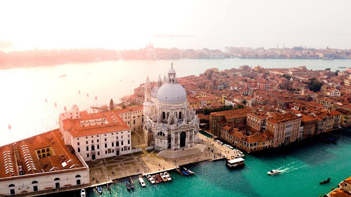 Honeymoons in Italy - Venice seen from above