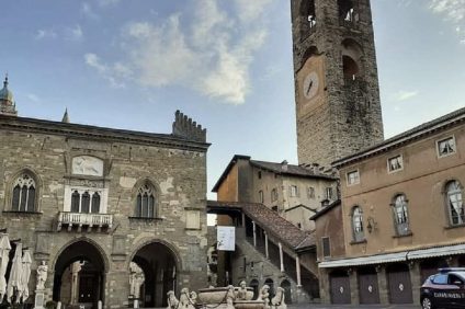 The old square of Bergamo