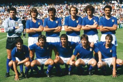 honorary citizenship to the Azzurri of the Mundial - Italian national team 1982