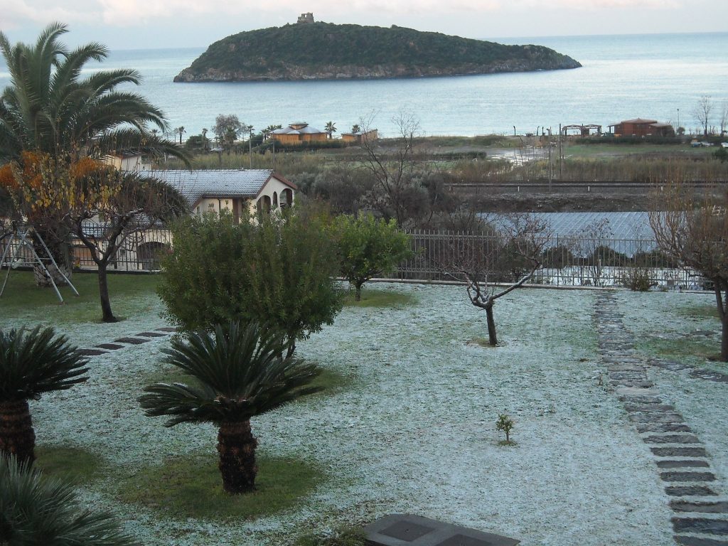 vista de la isla de Cirella