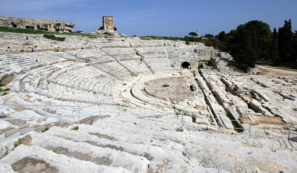 Teatro Greco di Siracusa - panoramica del teatro