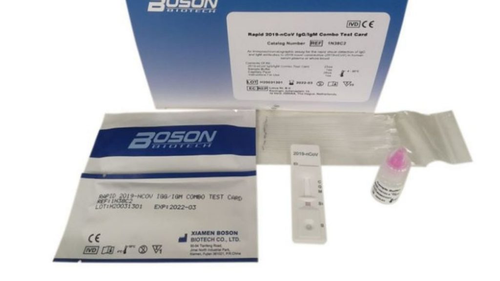 tampone fai da te - Il kit di Xiamen Boson Biotech