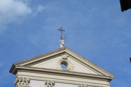 Sant'Eustachio Church, symbol of the deer