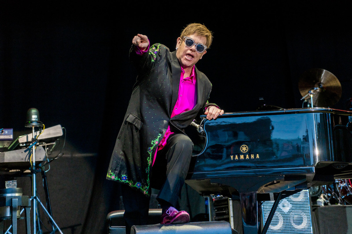 Elton John in concerto a Kristiansand (Norvegia) nel 2017