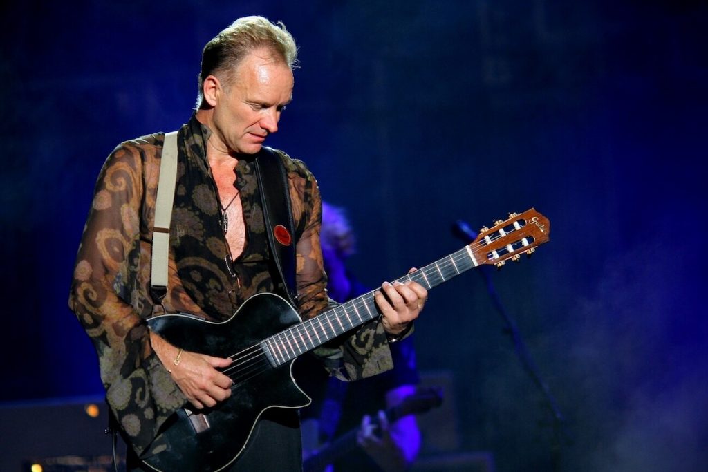 Sting en concert à Milan en 2006