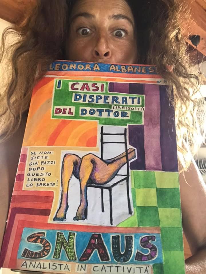 Eleonora Albanese with her latest book