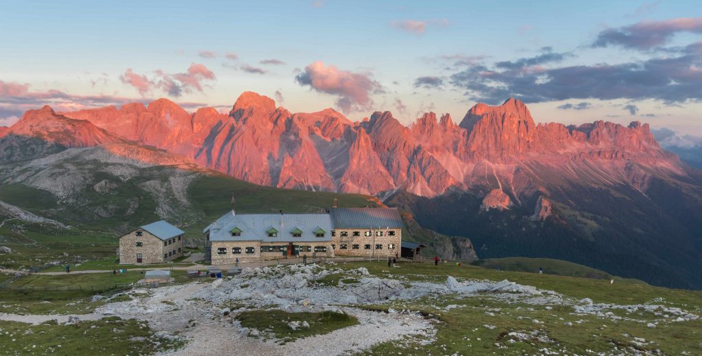 Monte Catinaccio - A enrosadira do Catinaccio