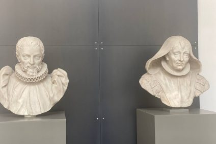 The two busts of the Genitle couple