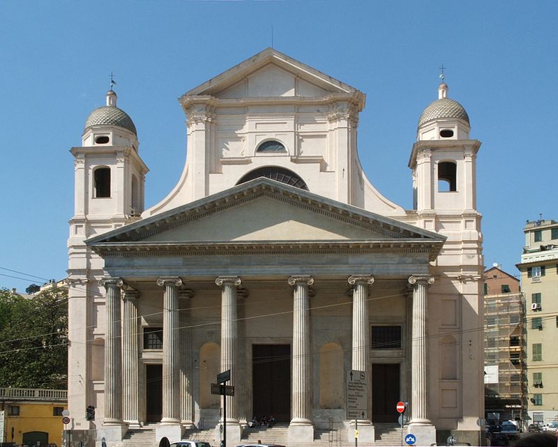 La chiesa dove si trovavano i due busti