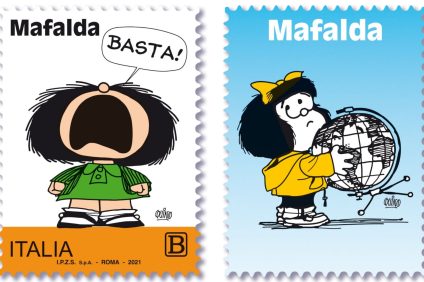 postage stamp of mafalda