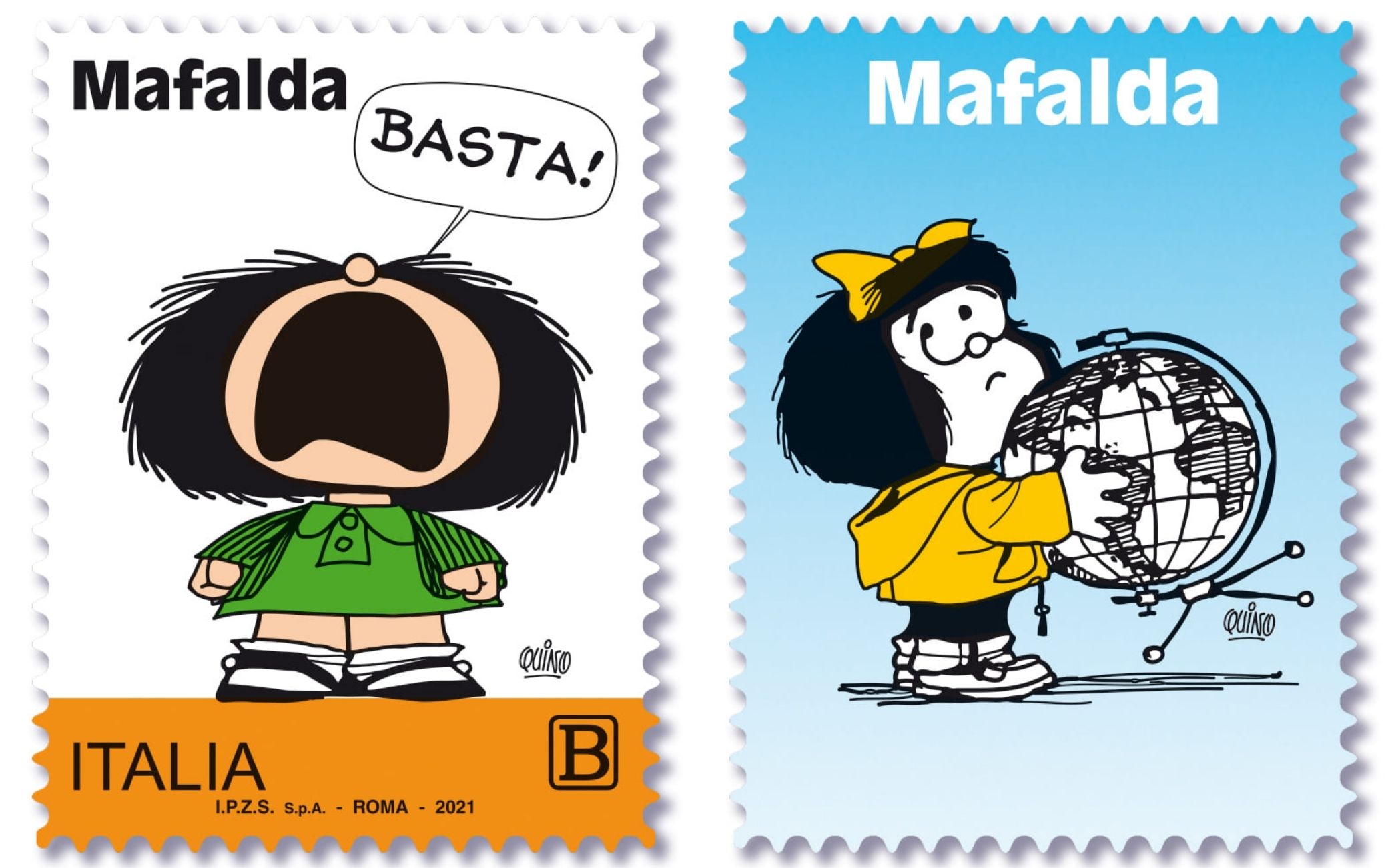El sello postal de Mafalda de edición limitada 