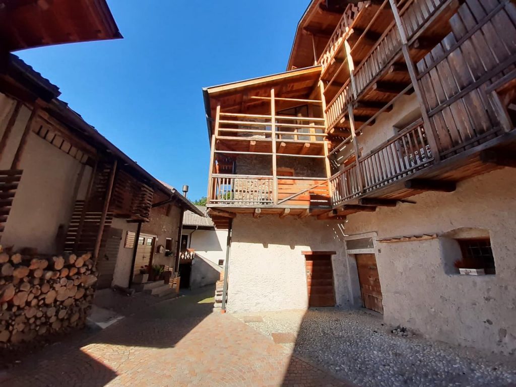 Mezzano - One of the typical houses of the village