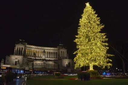 Christmas tree in Rome 2020