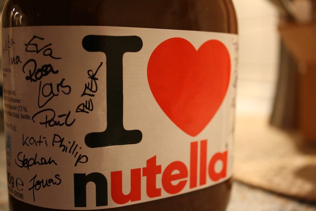Nutella World Day - barattolo I love Nutella