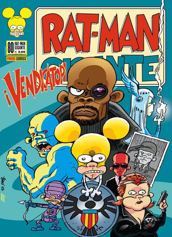 Rat-Man - Copertina Rat-Man Gigante Avengers