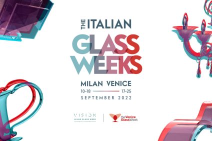 the italian glass week poster