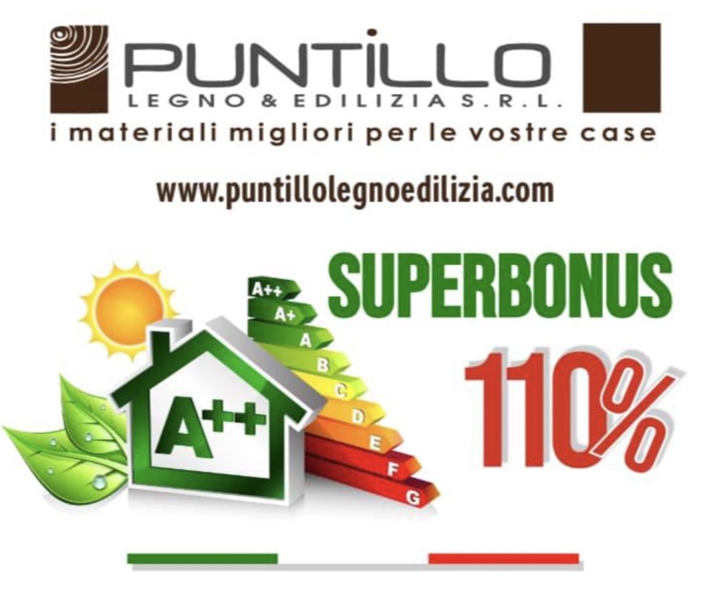locandina Superbonus 100% Puntillo Legno & Edilizia