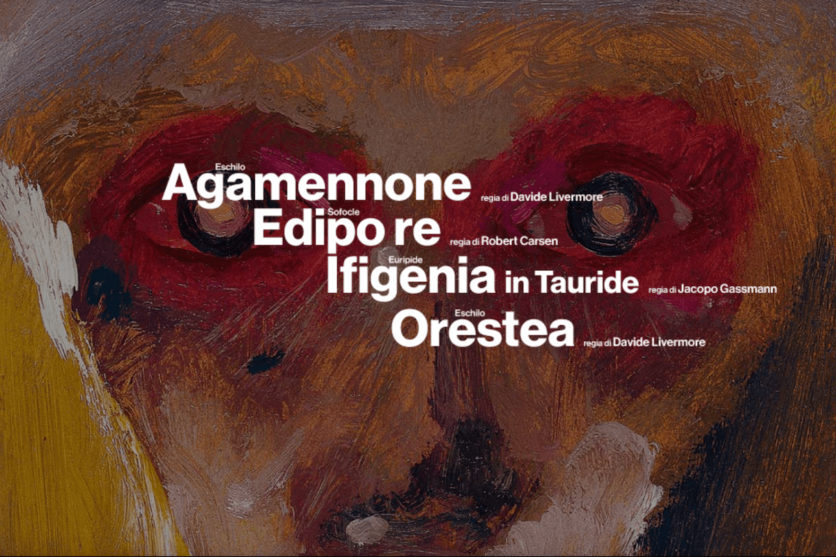 Teatro Greco di Siracusa 2022 - Poster ufficiale tragedie greche 2022 Fondazione INDA