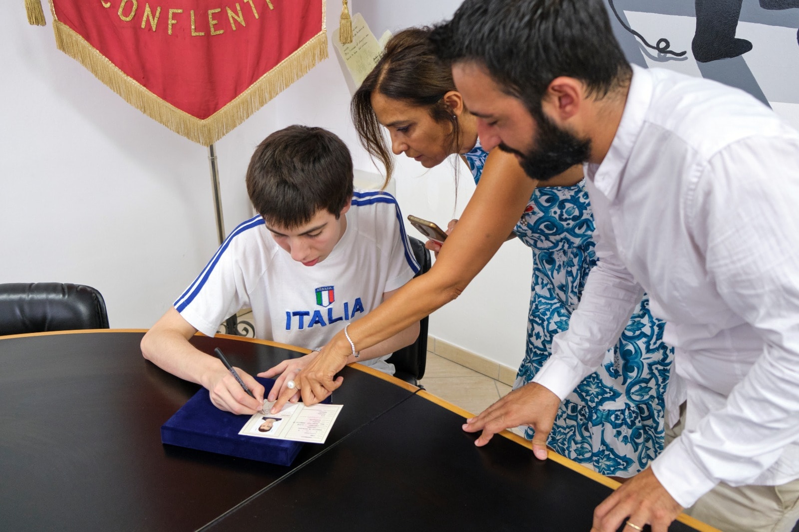 Italiani per sempre- caraballo firma