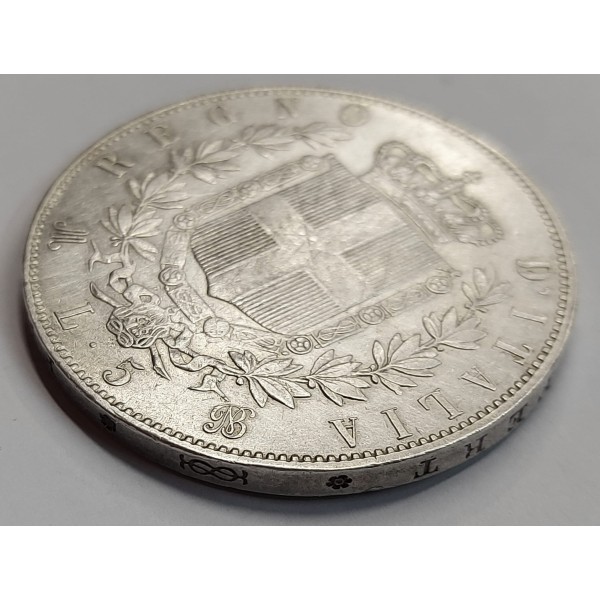 5 Lire 1869 Königreich Italien in der Numismatik