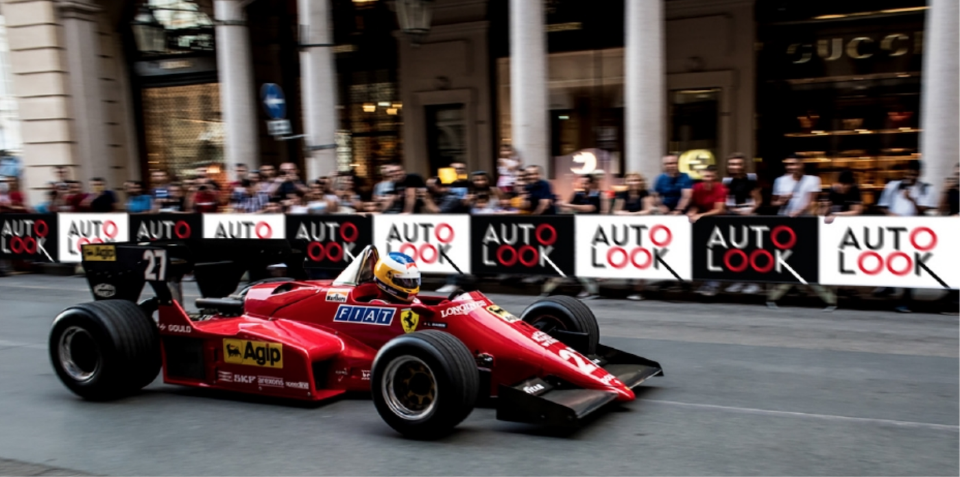 Autolook Week Turin 2022 Ferrari auf dem Stadtkurs