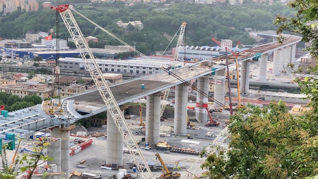 El nuevo viaducto de Génova San Giorgio