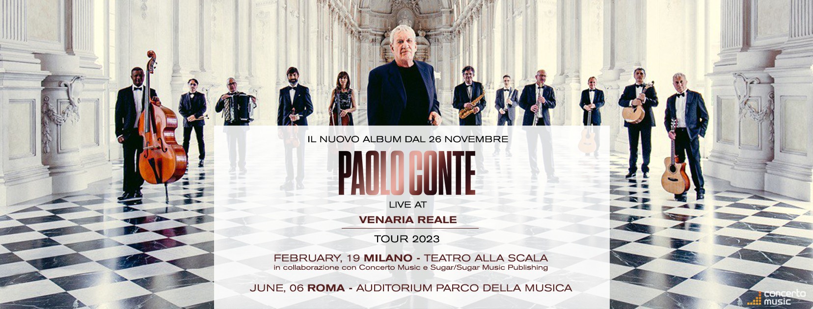 Paolo Conte Tour 2023