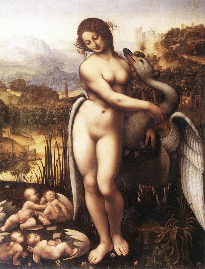 Leda y el cisne - Leonardo Da Vinci