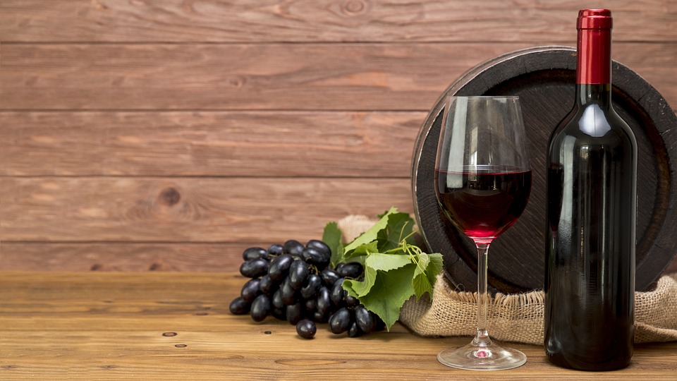 vin et raisins