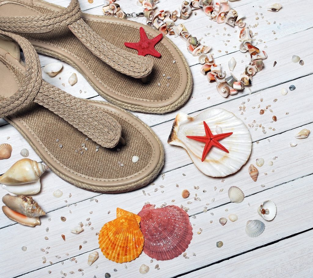 sandalias de moda de playa