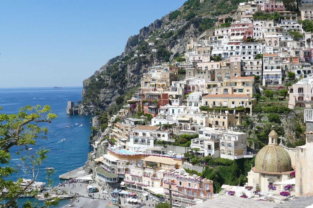 The beautiful Amalfi coast
