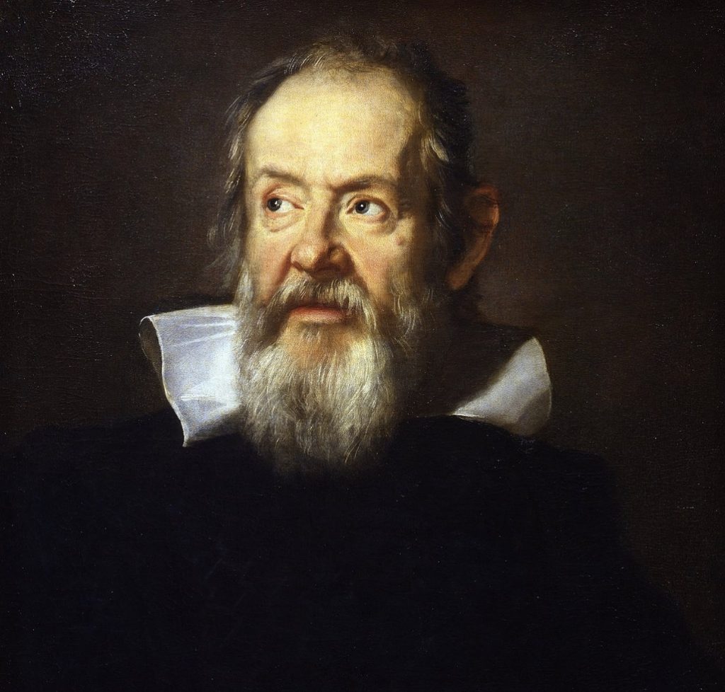 close-up of Galileo Galilei