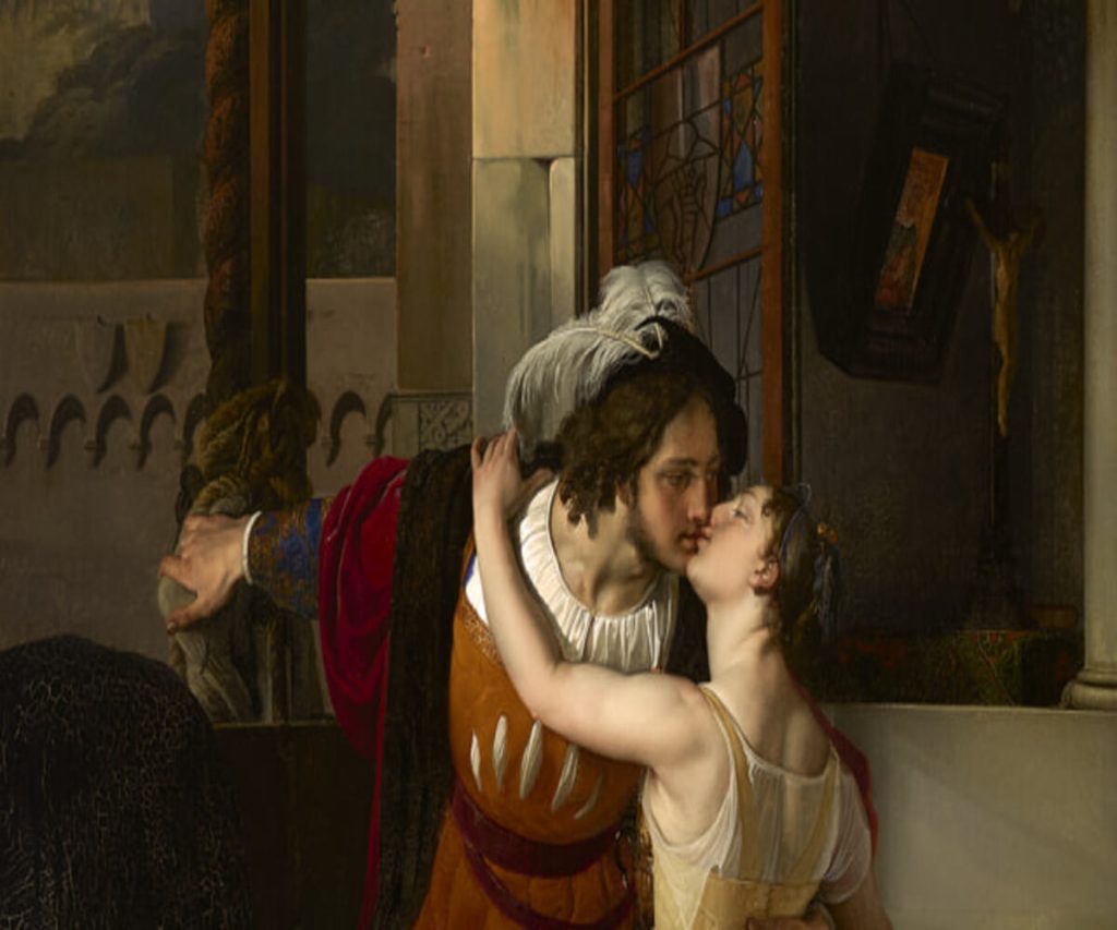 one of the masterpieces of the Renaissance created by F. Hayez