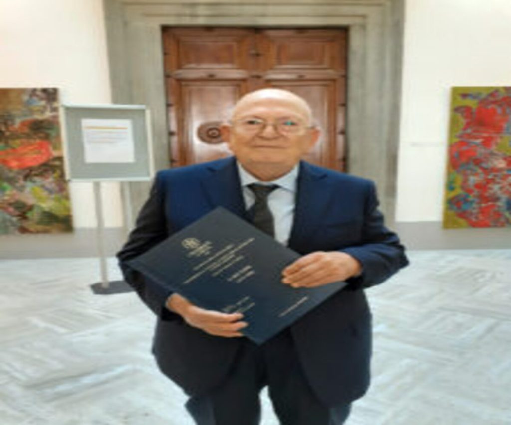 Angelo Marino obtains his second degree at the age of eighty-six