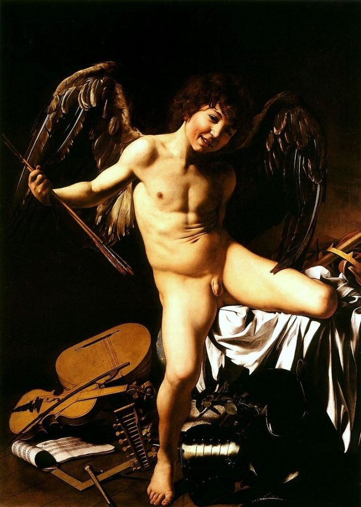 アンナリーザ・ディ・マリア、カラヴァッジョの絵画