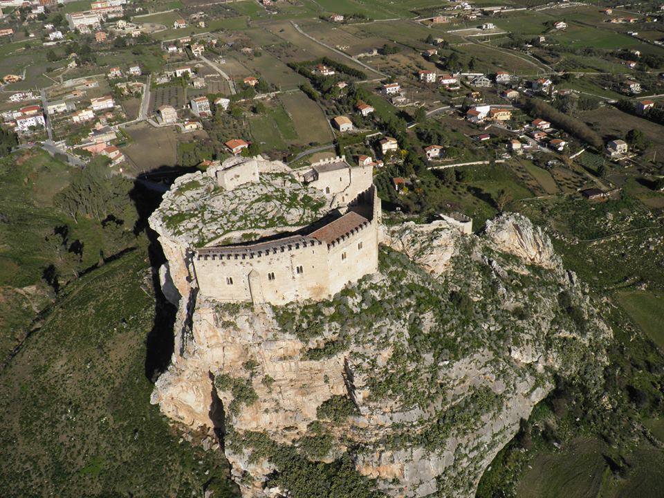 Mussomeli castle seen from above