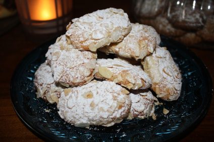 Almond paste biscuits