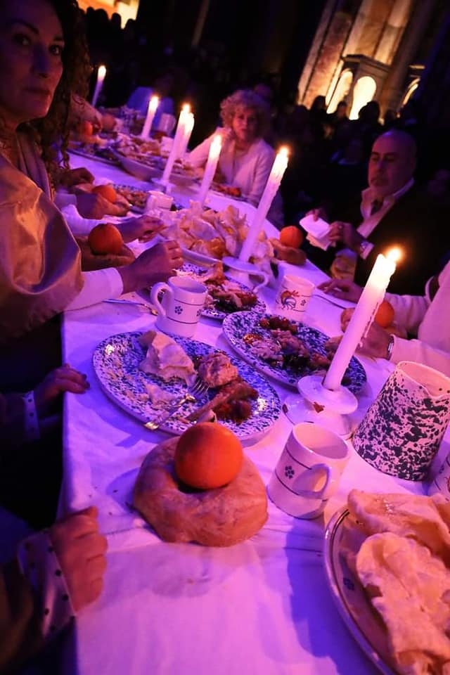 聖者の儀式のディナー