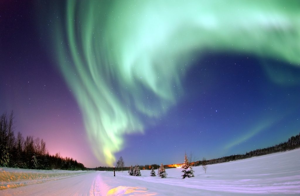 Aurora boreale in Italia, aurora polare