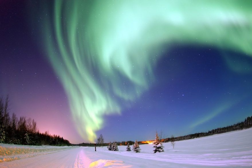 Aurora boreale in Italia, aurora polare