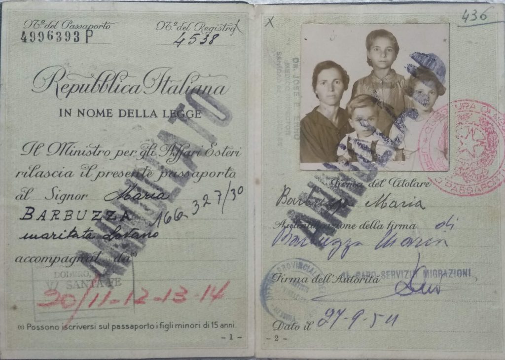 Nunziata Lovano - Pasaporte