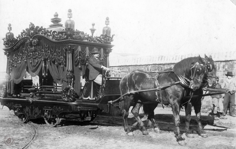 Tranvias - Traccion A Sangre de coche funebre