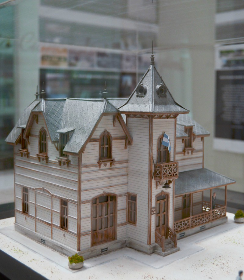 Casa de los fundadores - Maqueta de la Casona