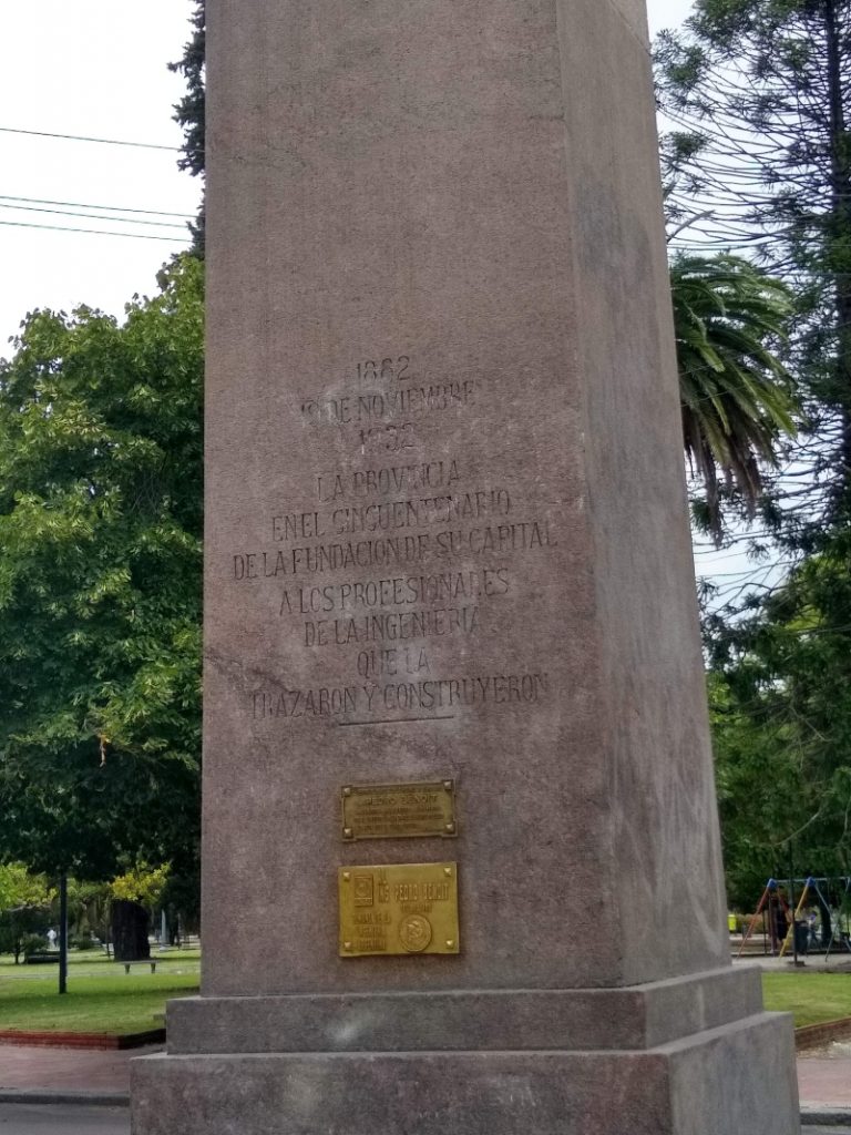 Obelisco - Inscripcion