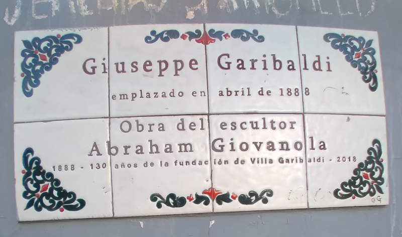 Obra De Abraham Giovanola Monumento A Garibaldi Villa Elvira La Plata